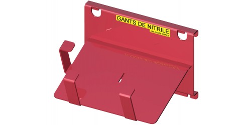 Nitrile glove box 2 1/2" X 4 7/8" support